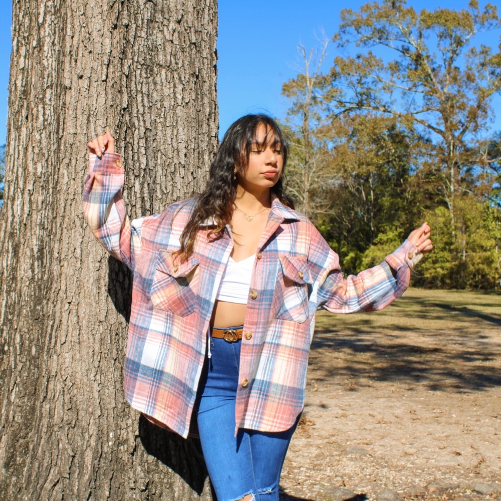 Oversized Rosie Shacket😍